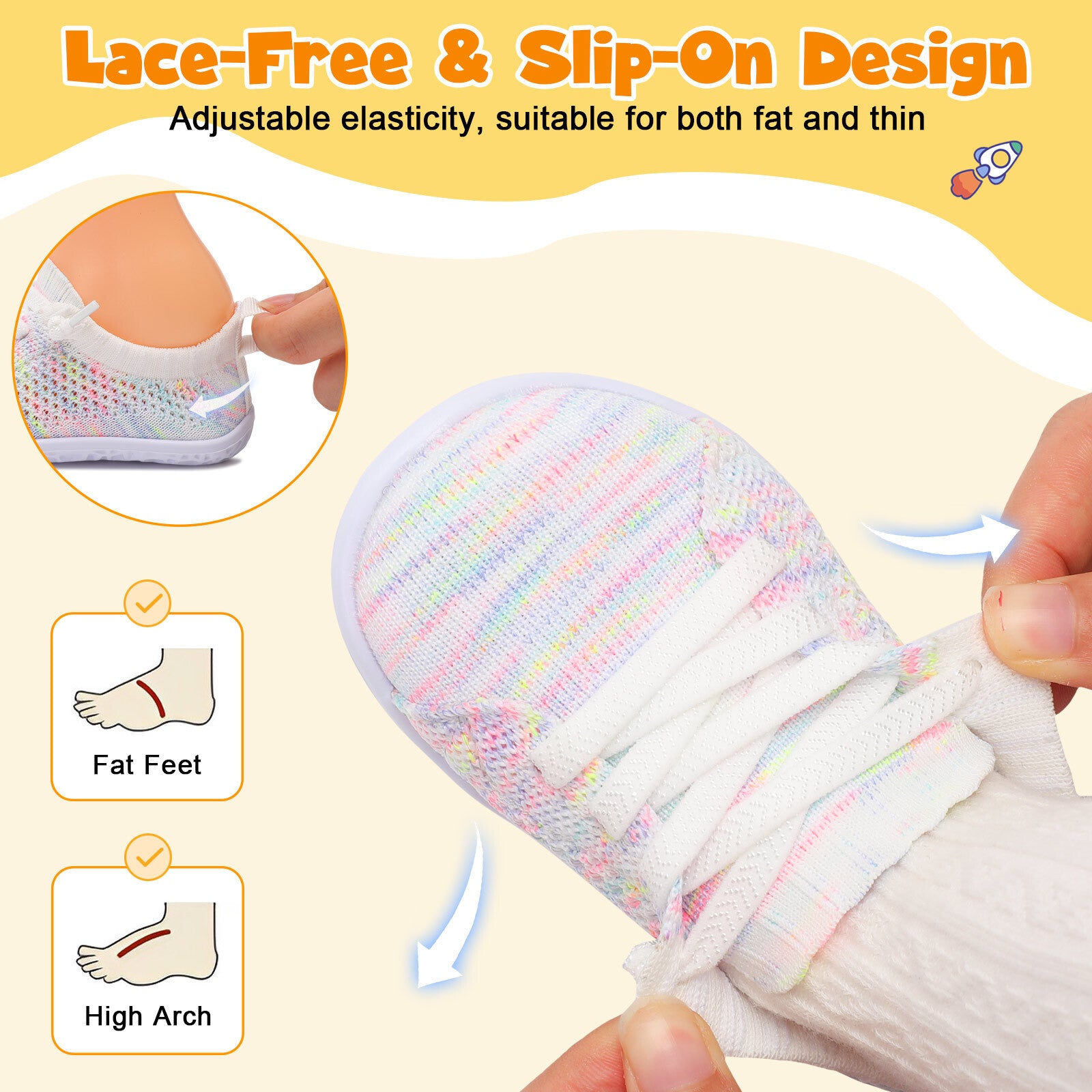 Baby WColorful Running Shoes