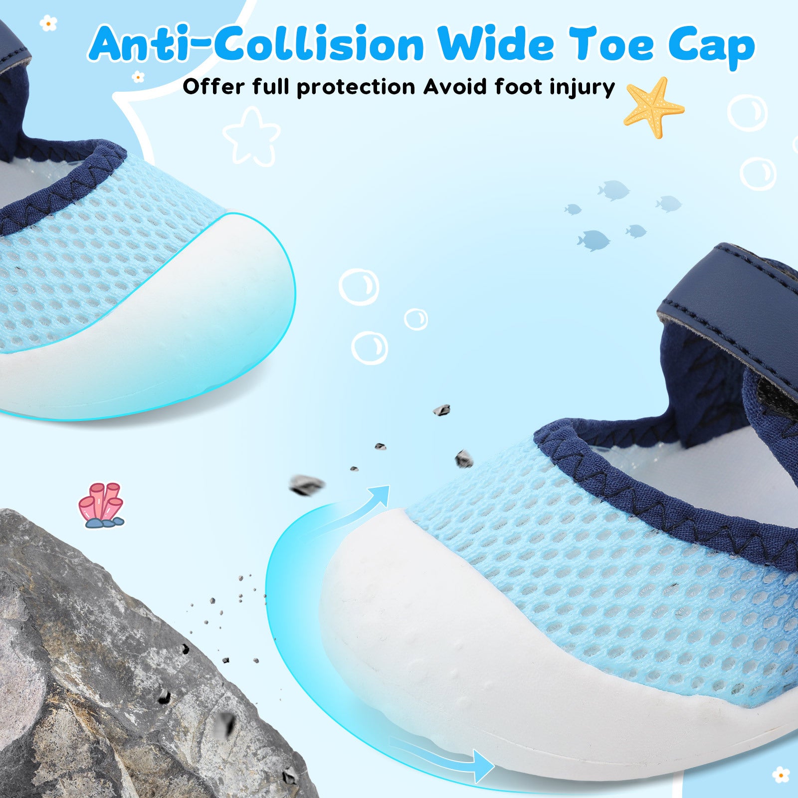 Baby GradientBlue Water shoe A