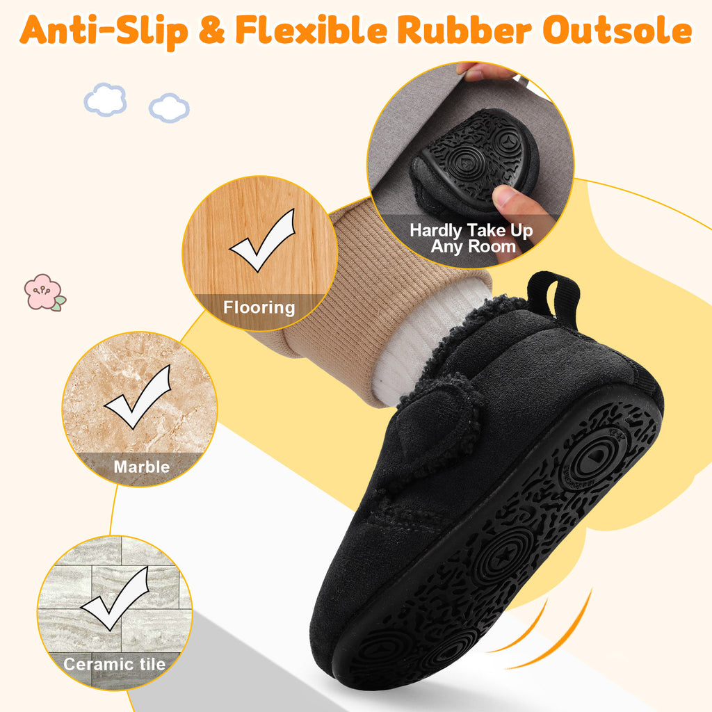 Kid Black Slipper B