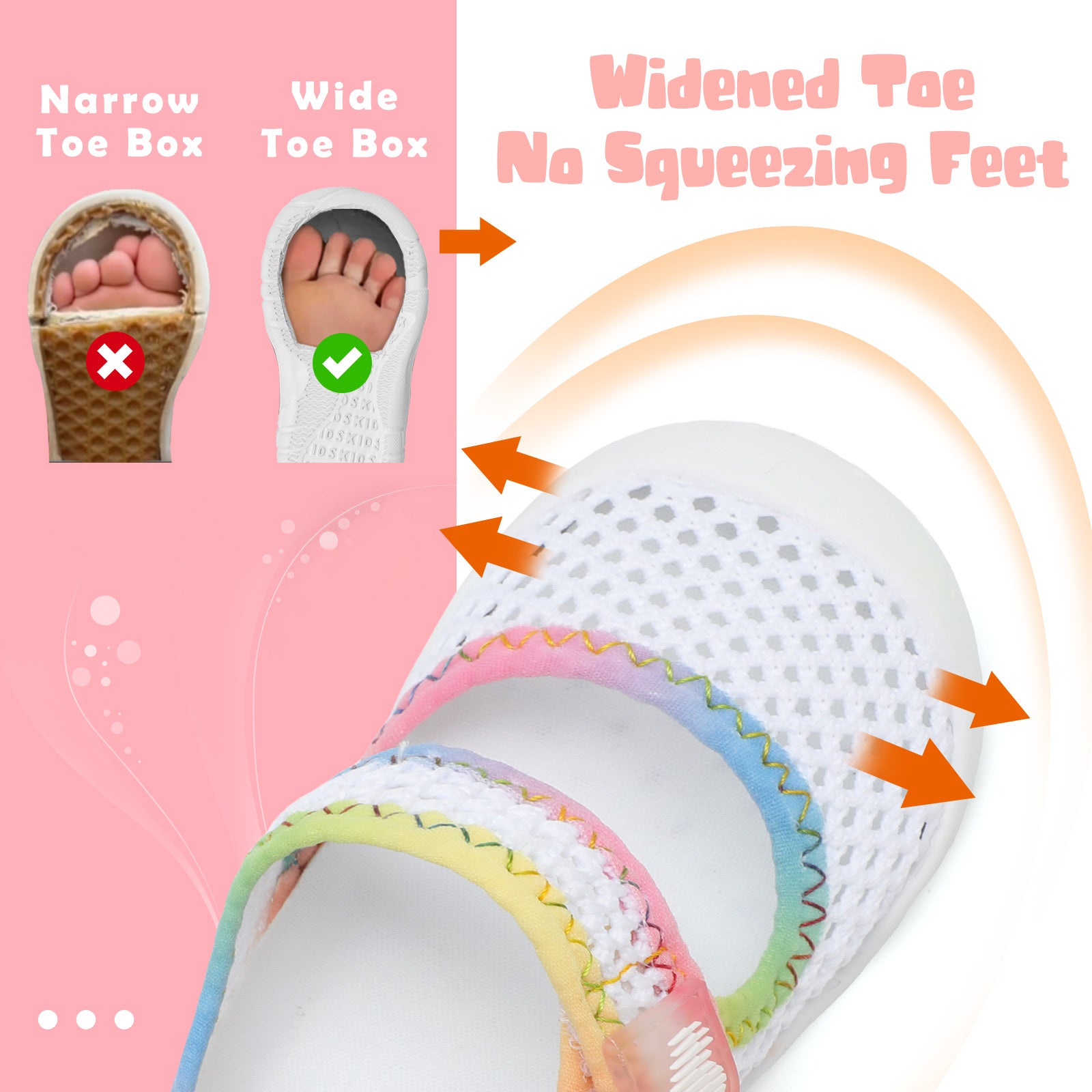 Kid Knitwhite Water shoe A