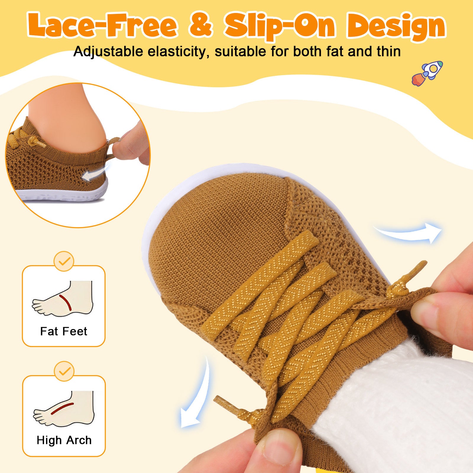 Baby Brown Running Shoes