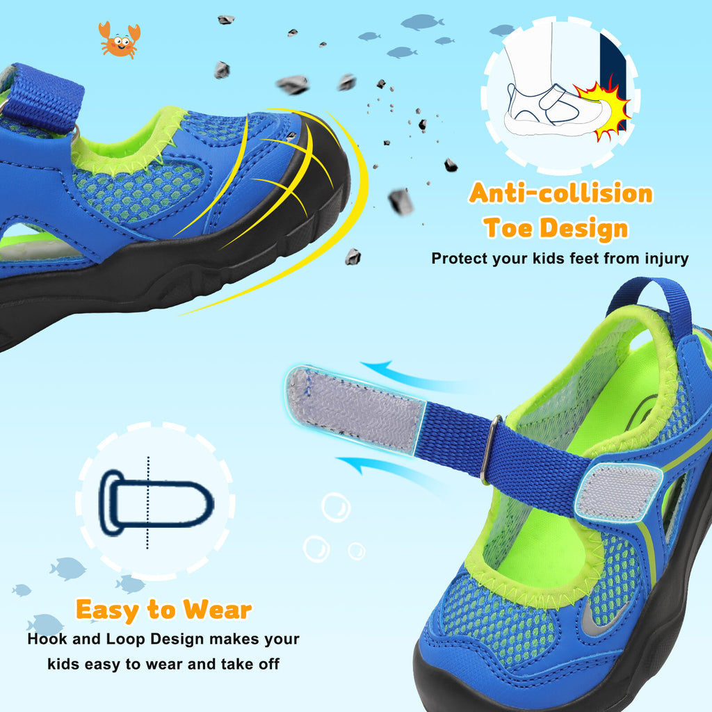 Kid BlueGreen Water shoe D