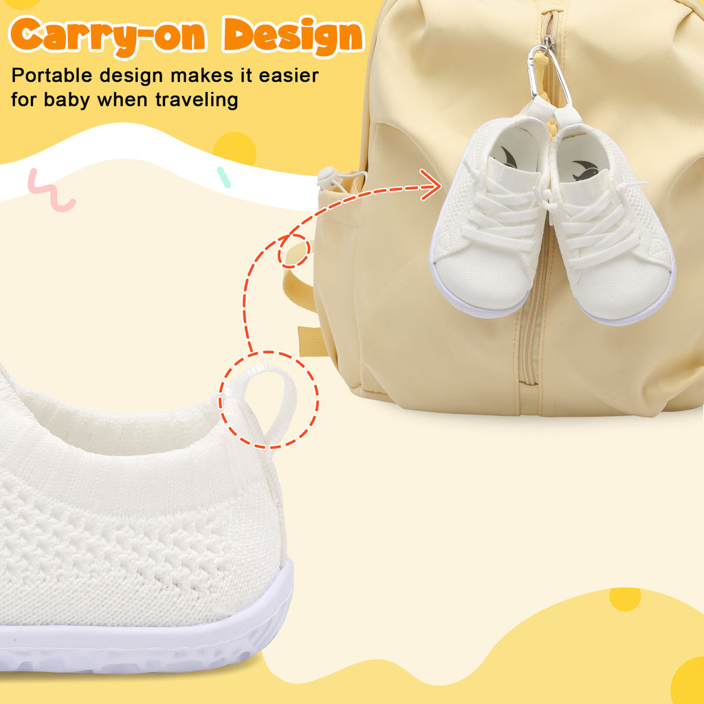 Baby White Running Shoes