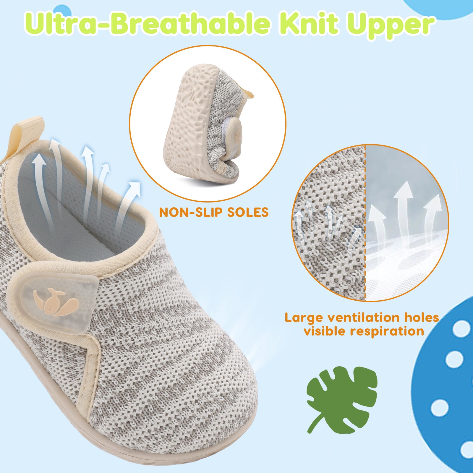 Baby Beige Pattern Walk shoe C