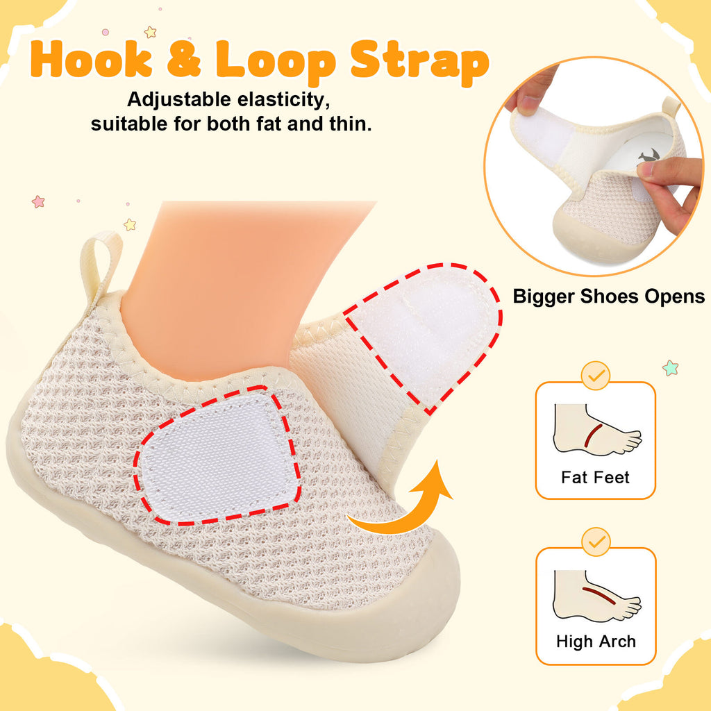 Baby Beige Pattern Walk shoe 24Q2DA1707