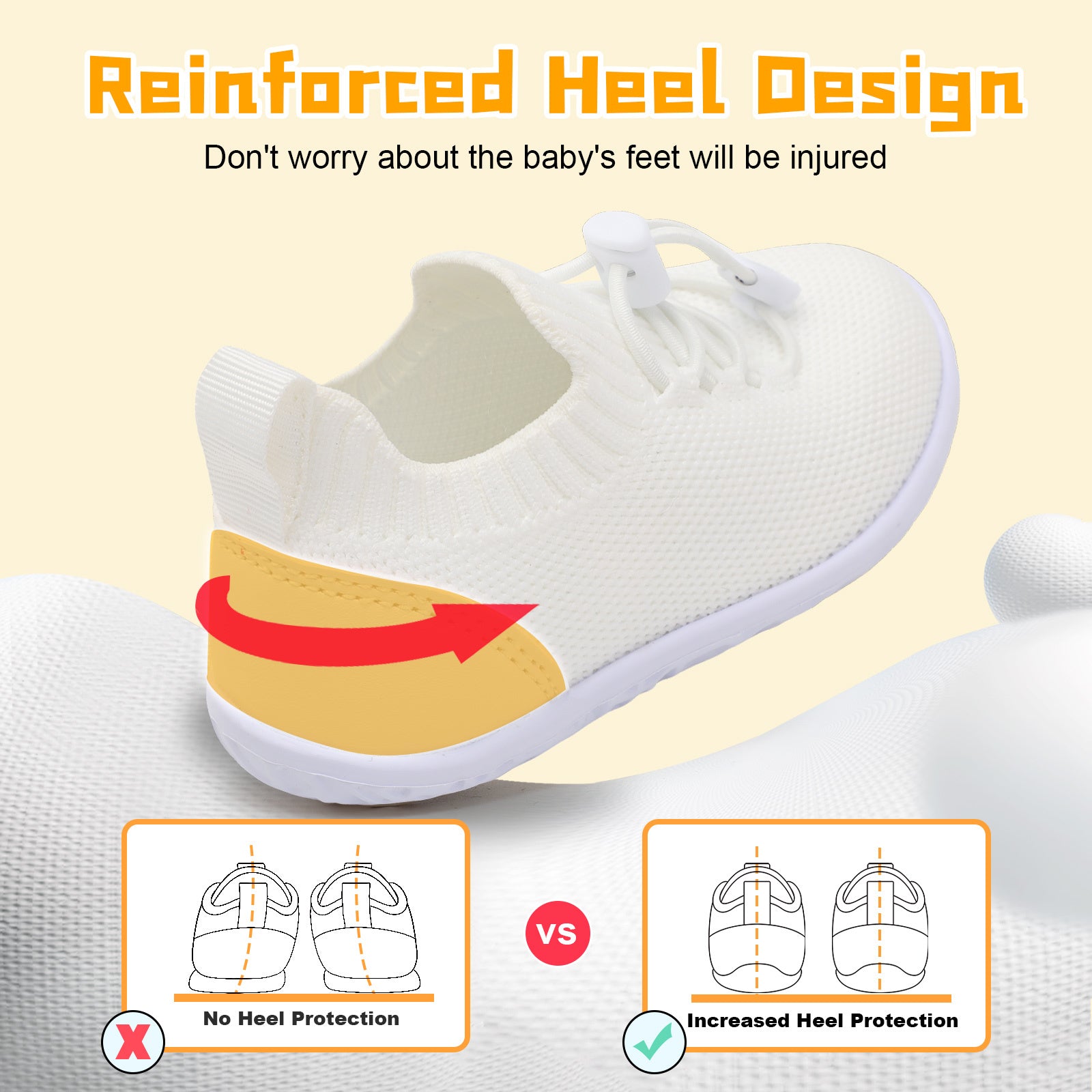 Toddler White Running Shoes