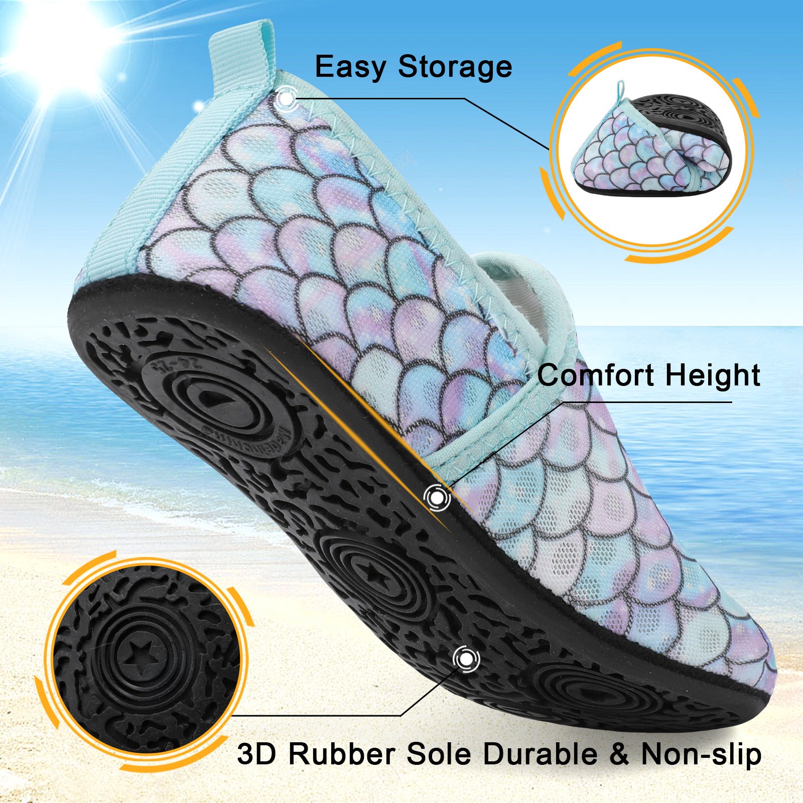 Kid BlueMermaid Water shoe B