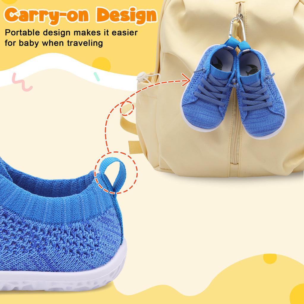 Baby Blue Colorful Running Shoes