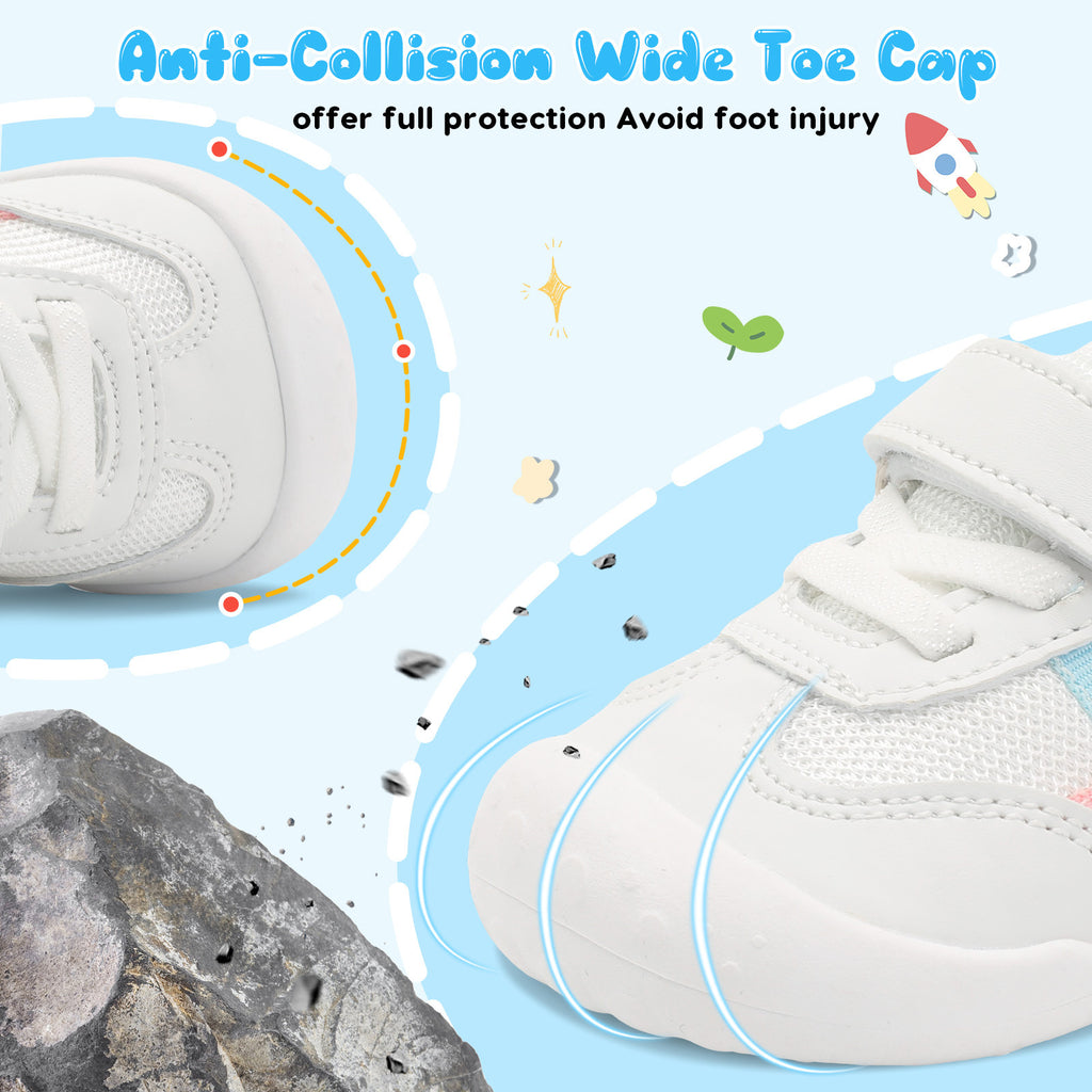 Baby MultiWhite Running Shoes