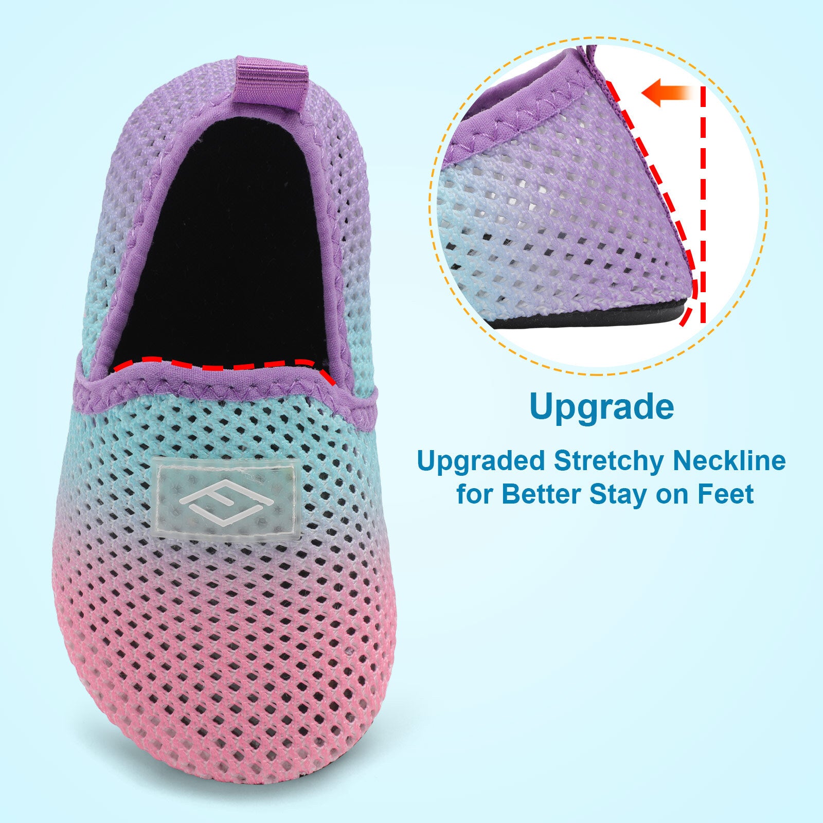 Kid MeshPinkBlue Water shoe B