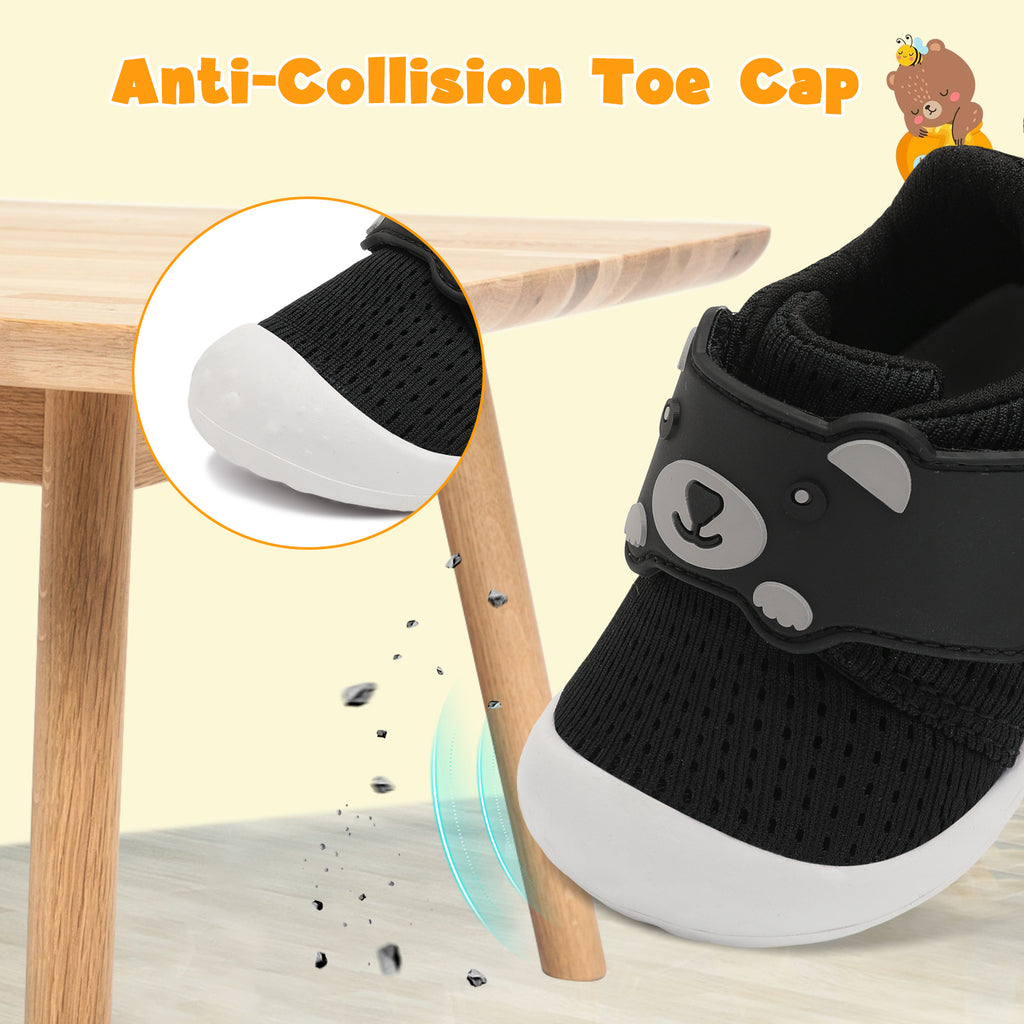 Baby Black Running Shoes
