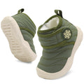 JOINFREE Toddler Boys Girls Winter Boots Waterproof Snow Boots Indoor Outdoor Green