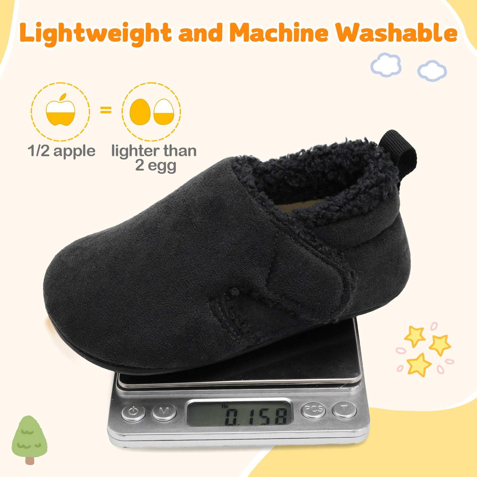 Kid Black Slipper B