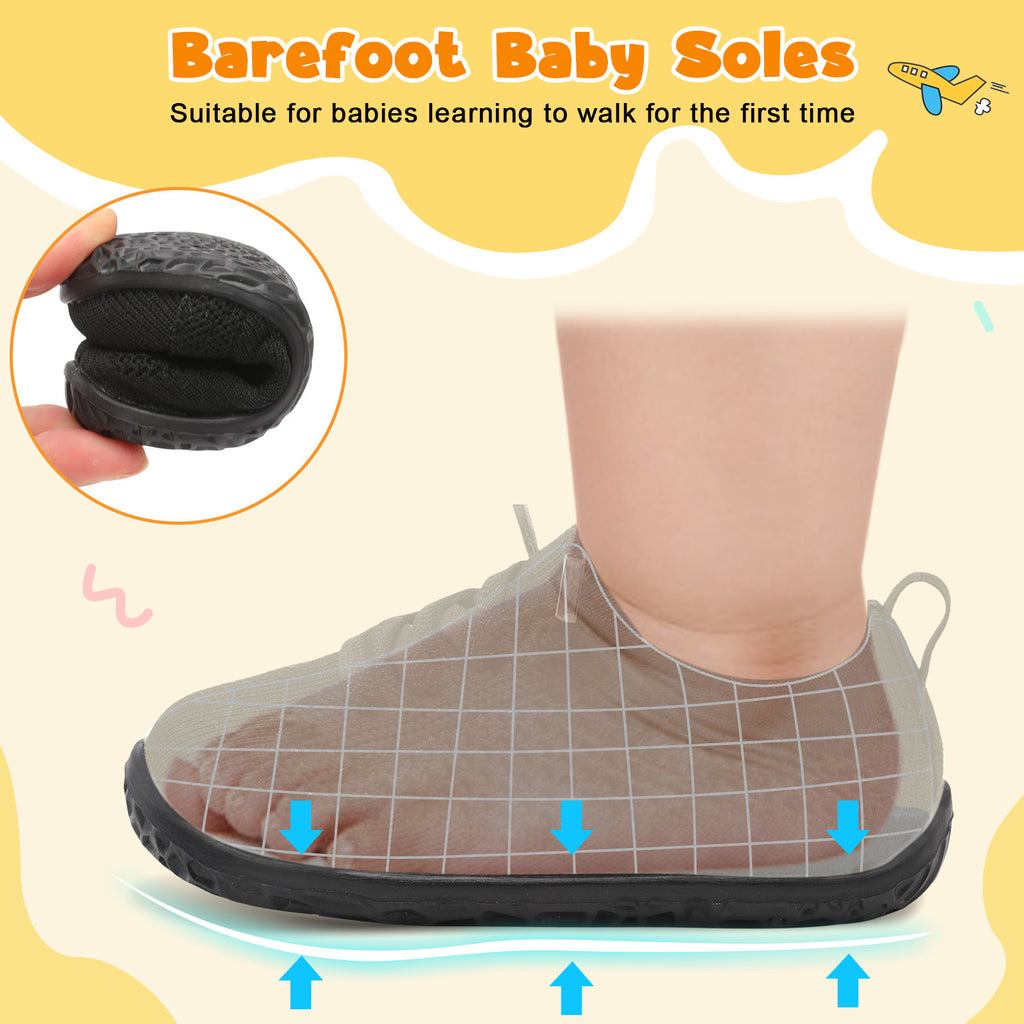Baby Black Running Shoes