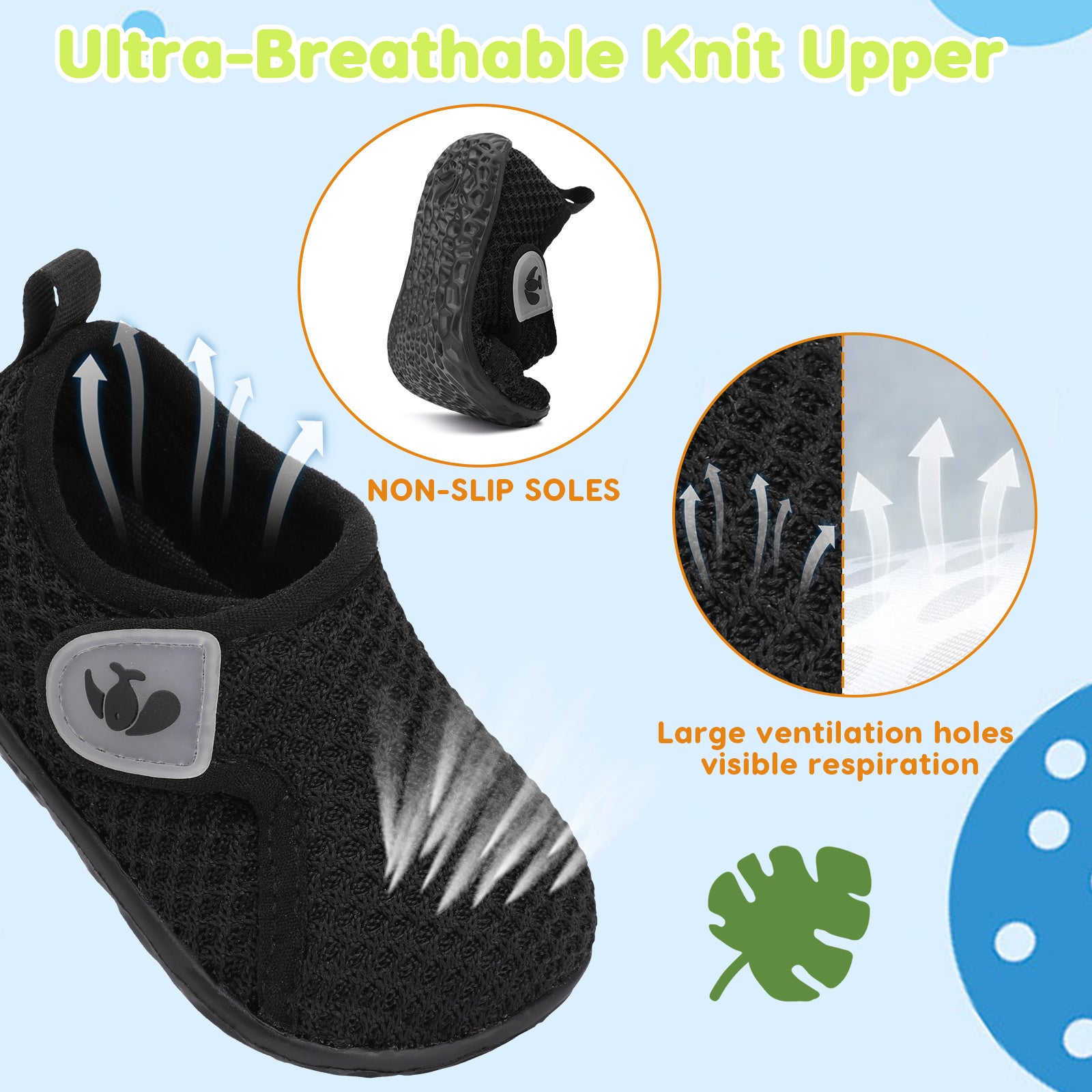 Baby Black Walk shoe C