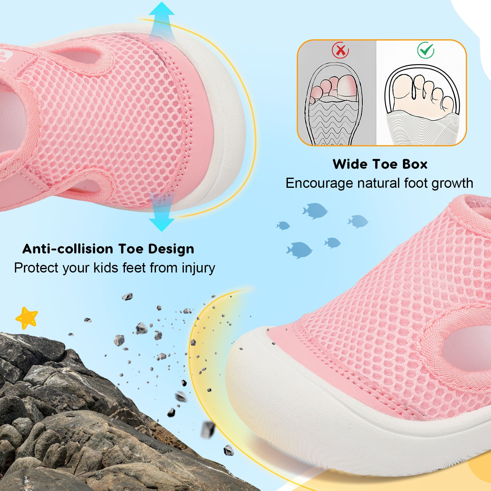 Baby Pink Water shoe C