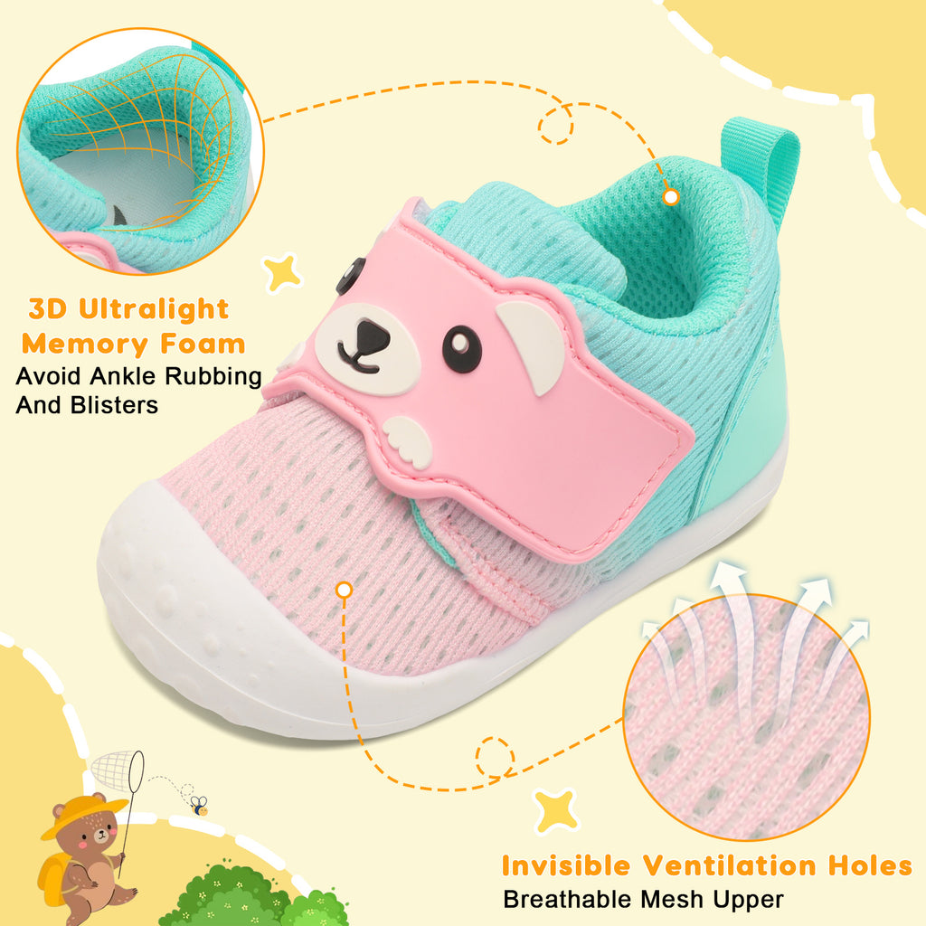 Baby PinkGreen Running Shoes