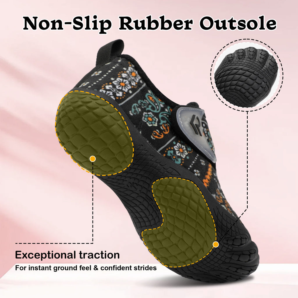 Women Black Bohemia House Shoes A