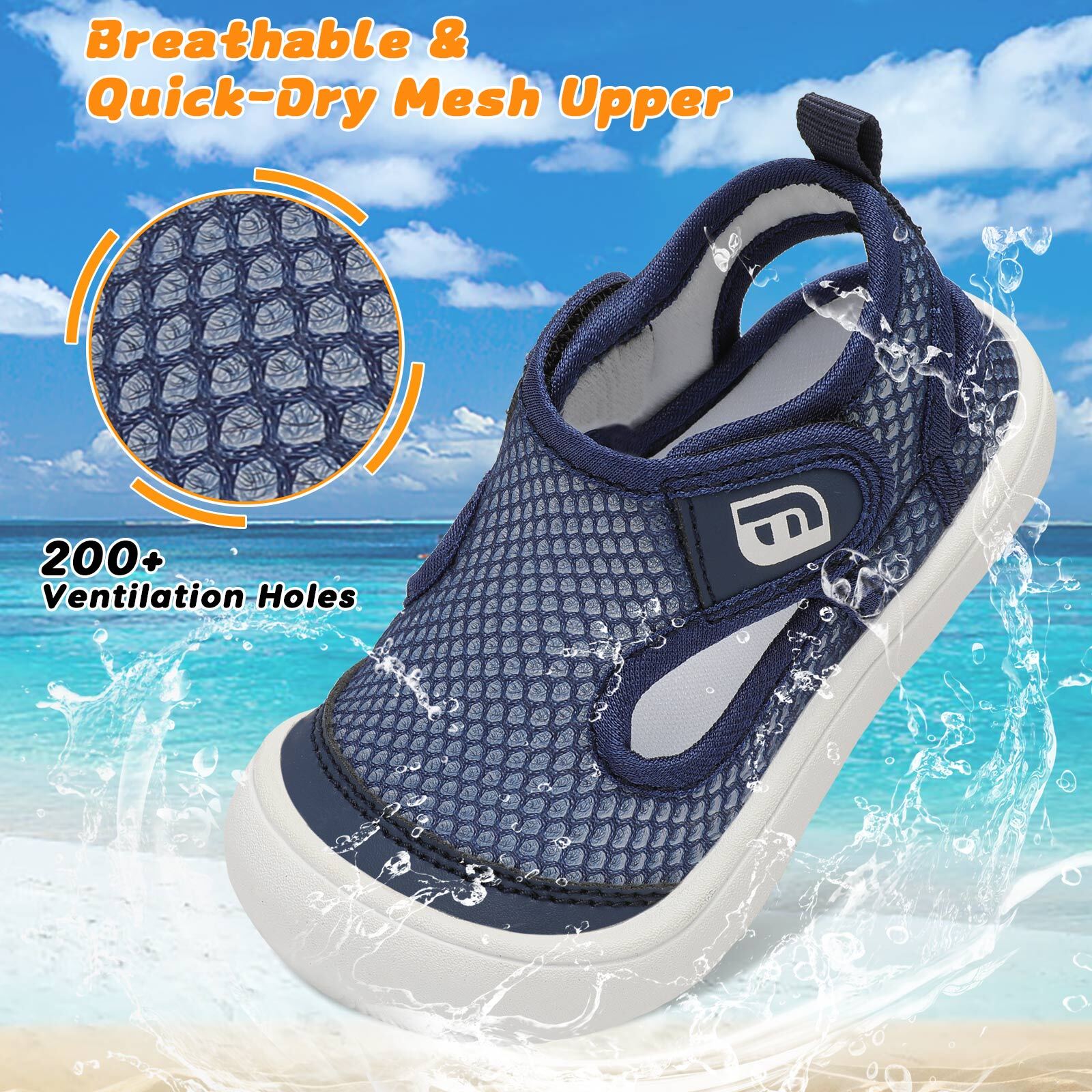 Baby NavyBlue Water shoe C