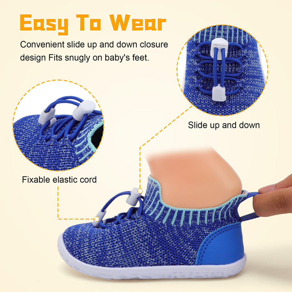 Toddler Blue Colorful Running Shoes