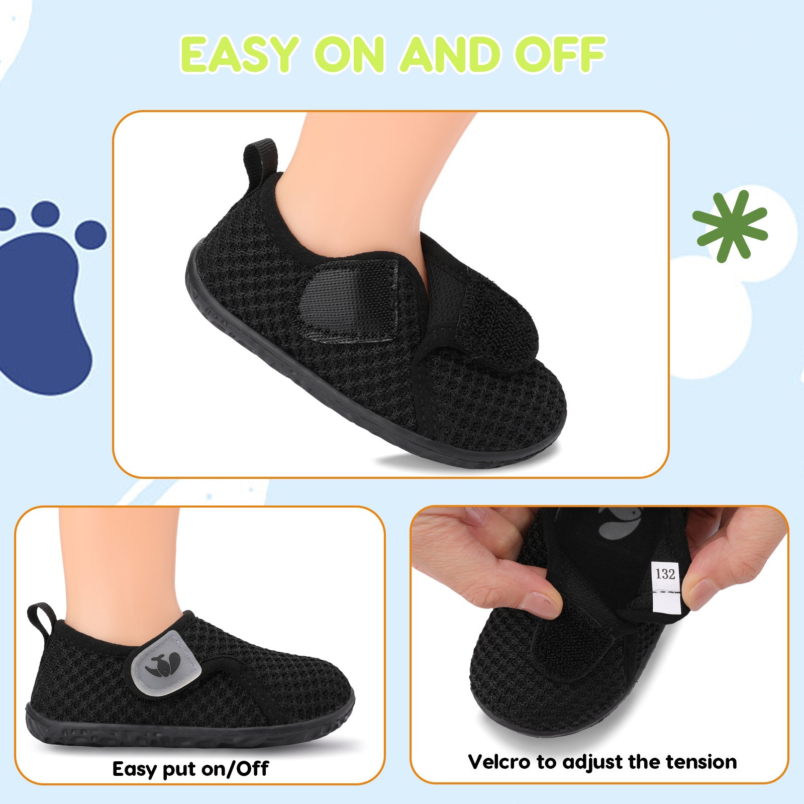 Baby Black Walk shoe C