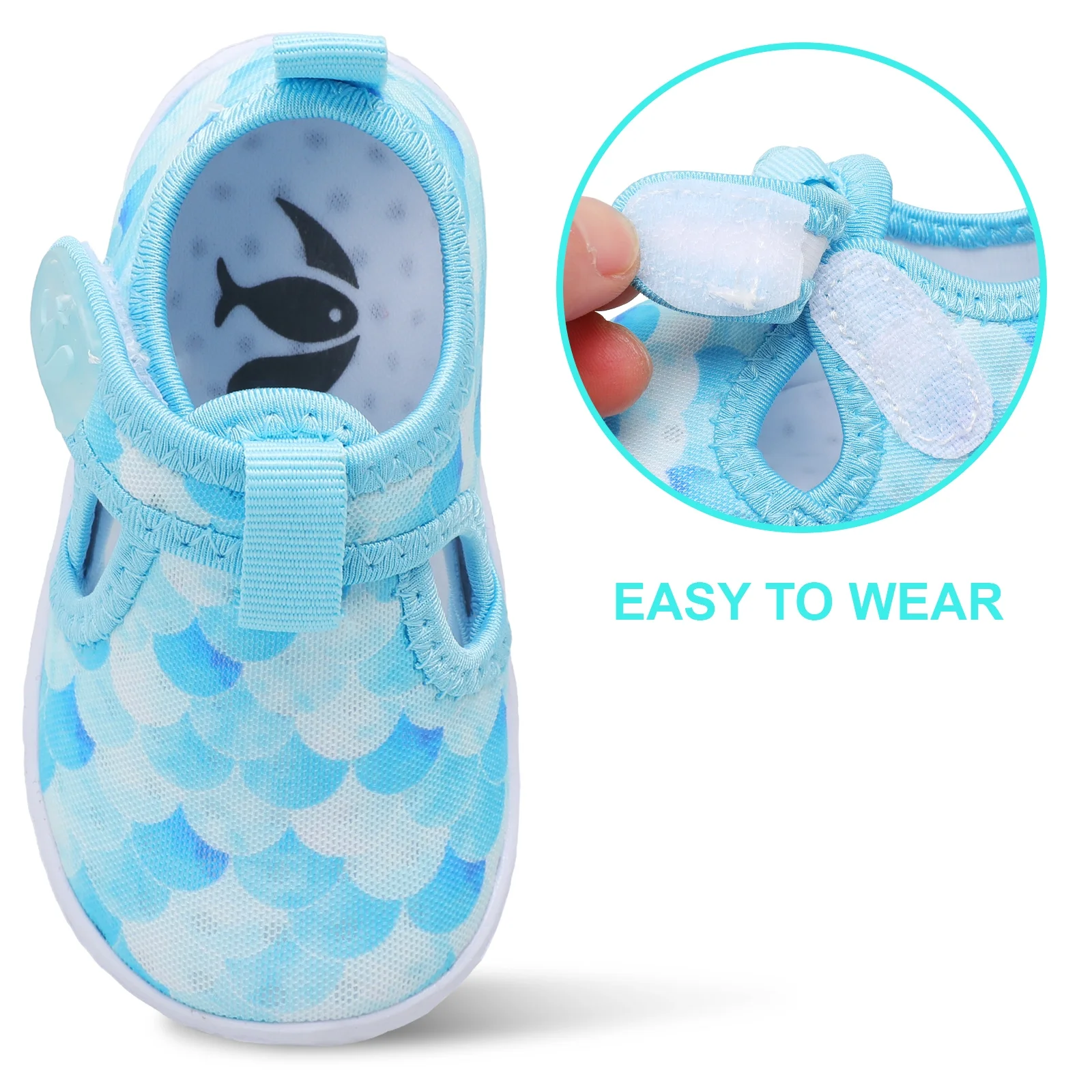 Baby Blue scales Water shoe B