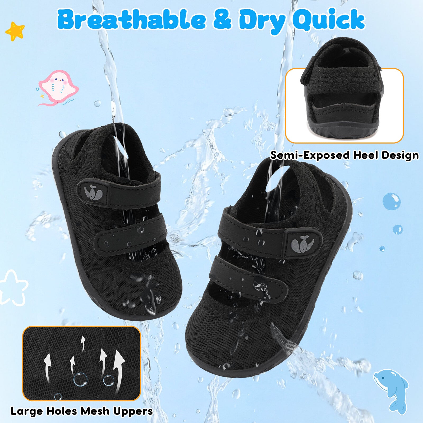 Baby Black Water shoe B