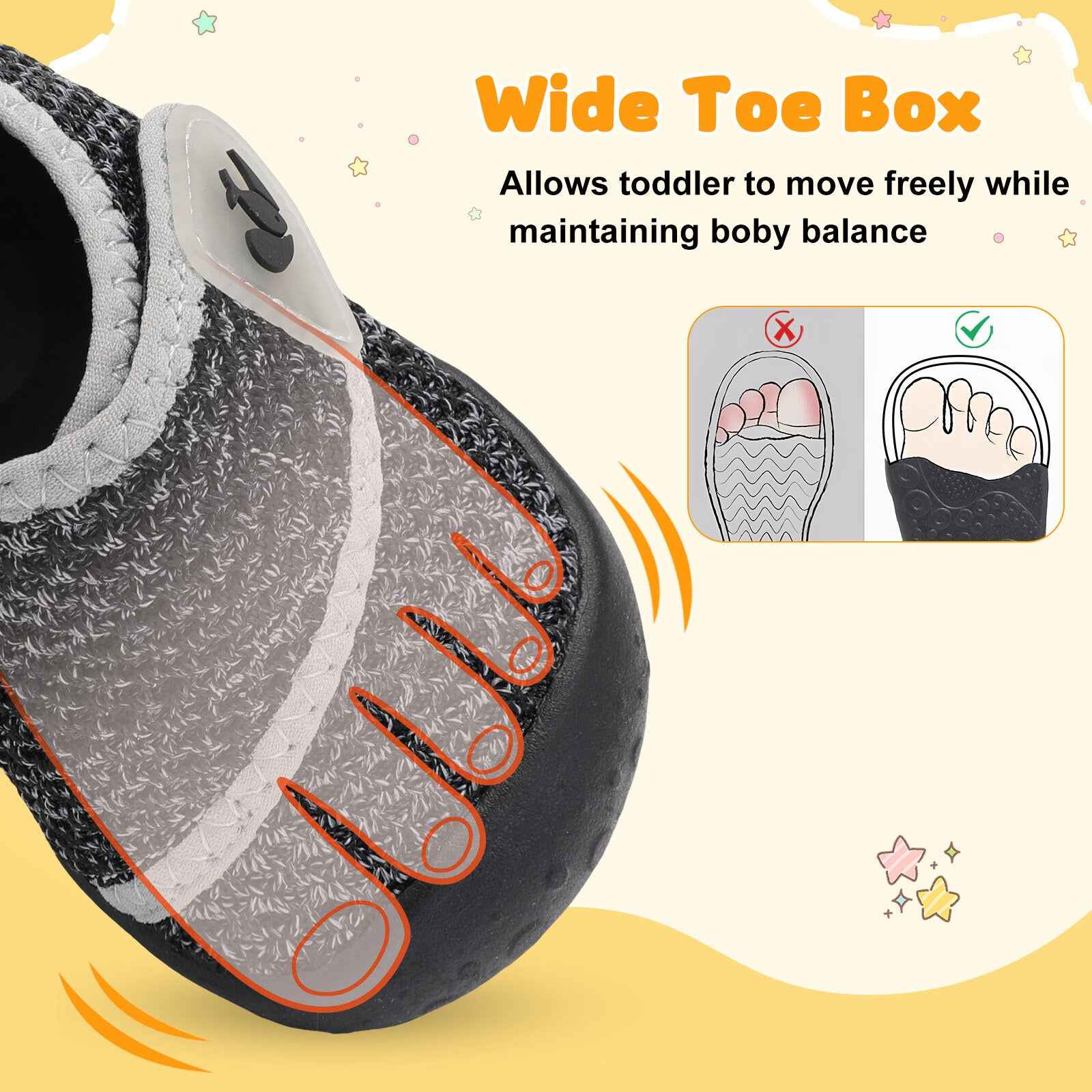 Baby BlackGrey Walk shoe 24Q2DA1707