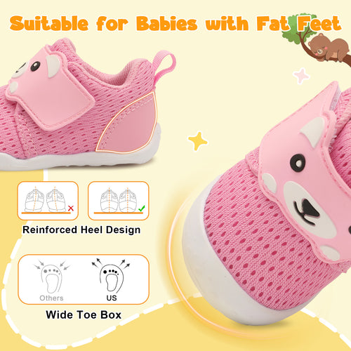 Baby Pink Running Shoes