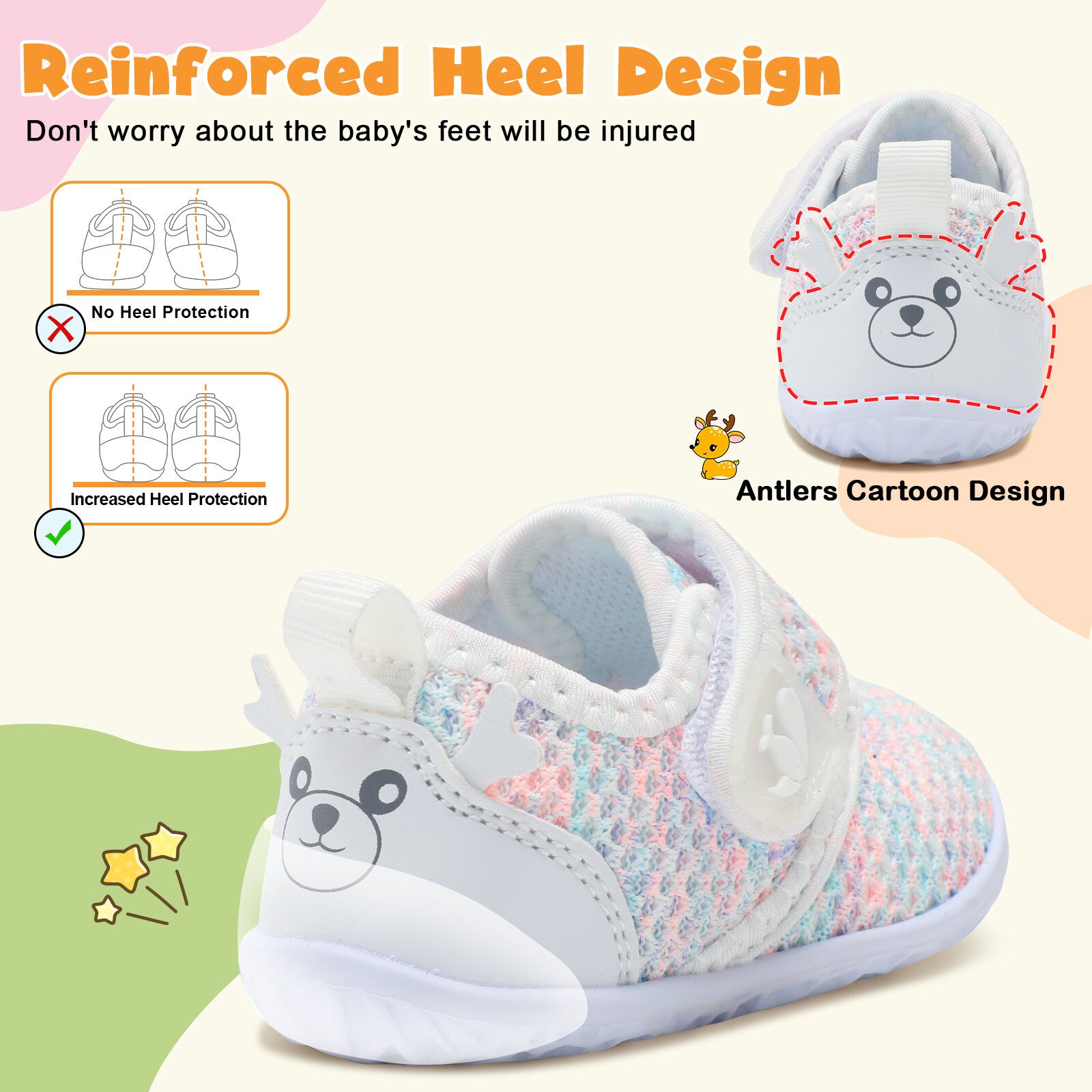 Baby WColorful Walk shoe E