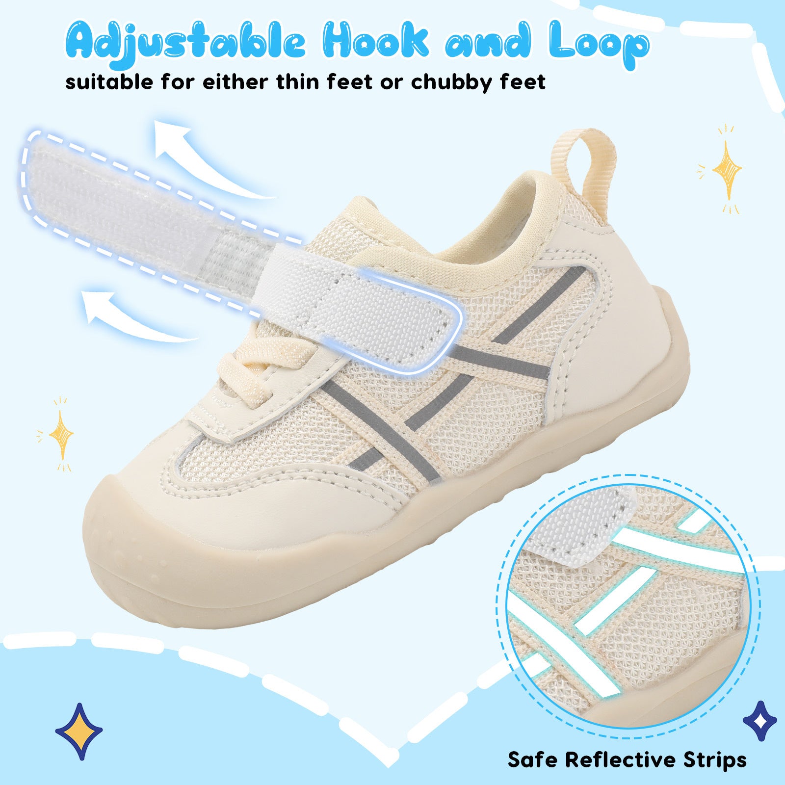 Baby Beige Running Shoes