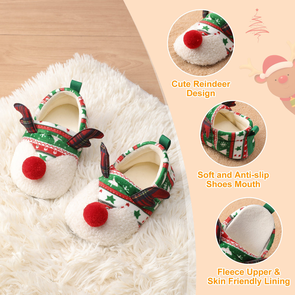 Kid Green Christ Slippers C