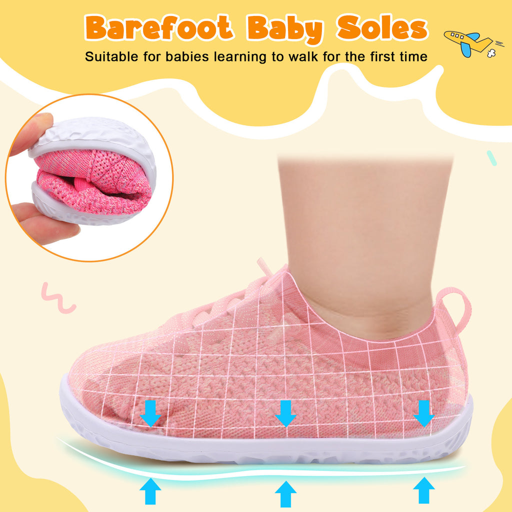 Baby Rose Red Running Shoes