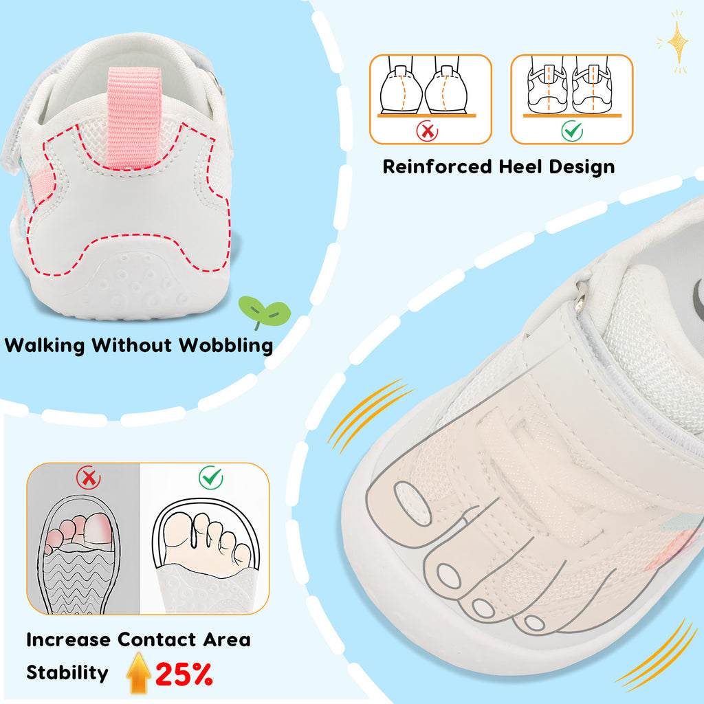 Baby MultiWhite Running Shoes