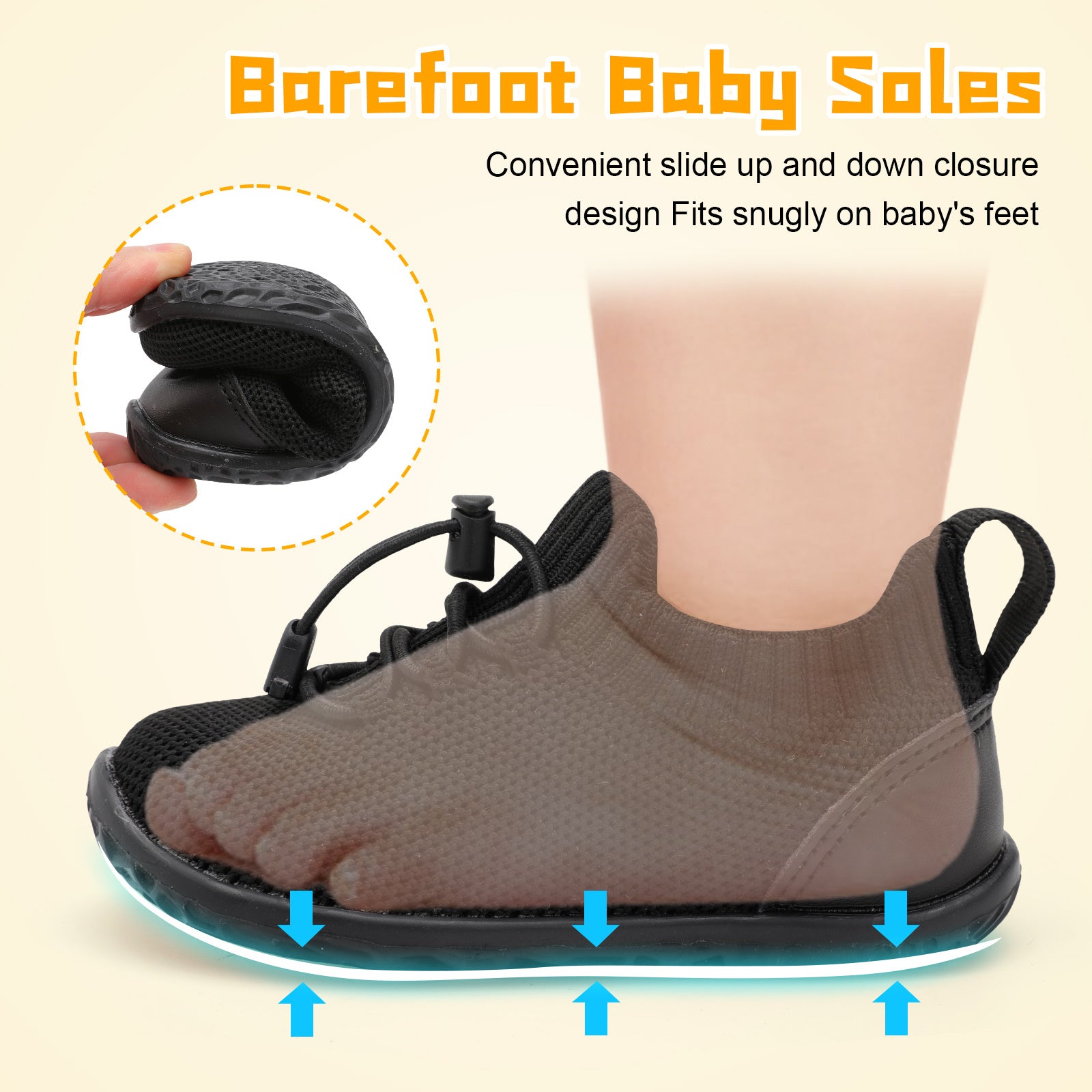 Toddler Black Running Shoes