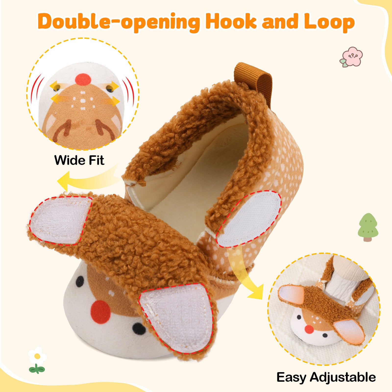 Kid Deer Slipper B