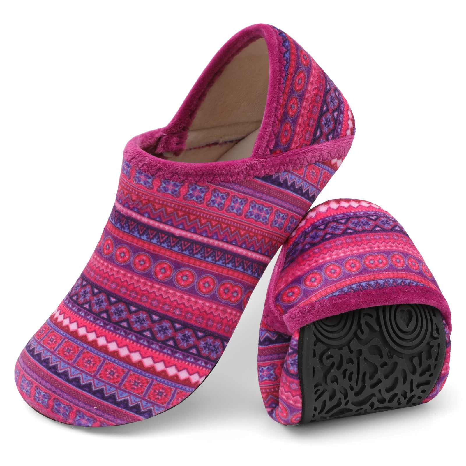 Adult Purple Bohemia House Shoes B