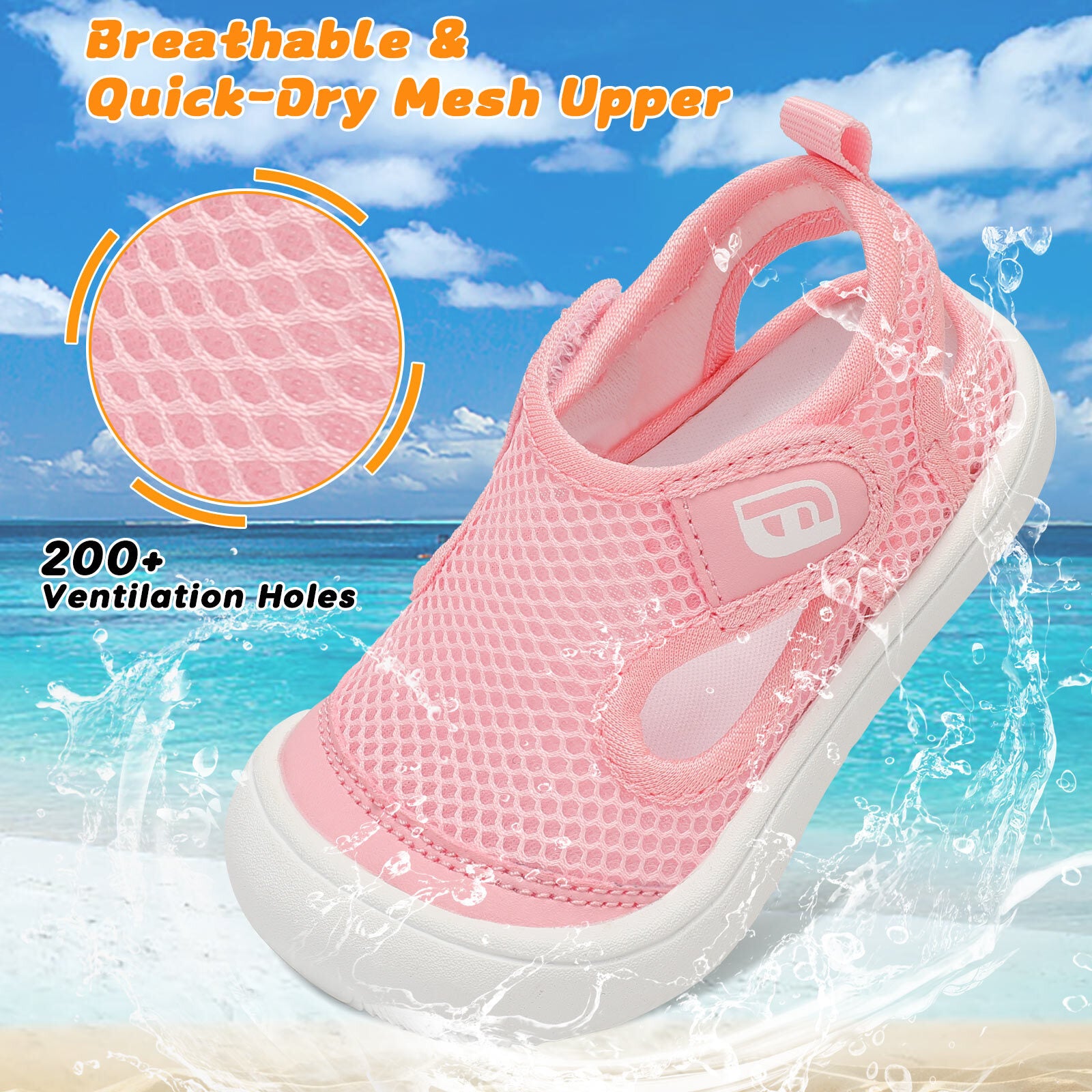 Baby Pink Water shoe C