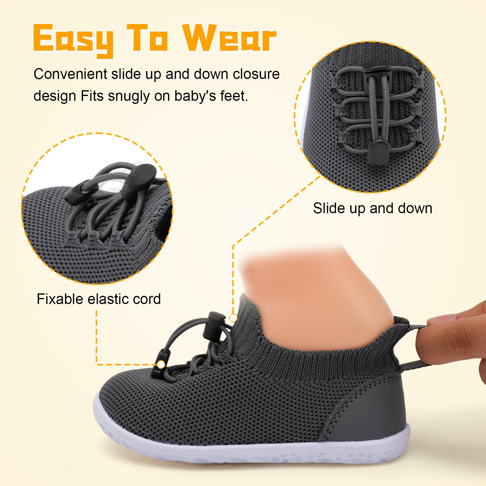 Toddler Dark Grey Running Shoes