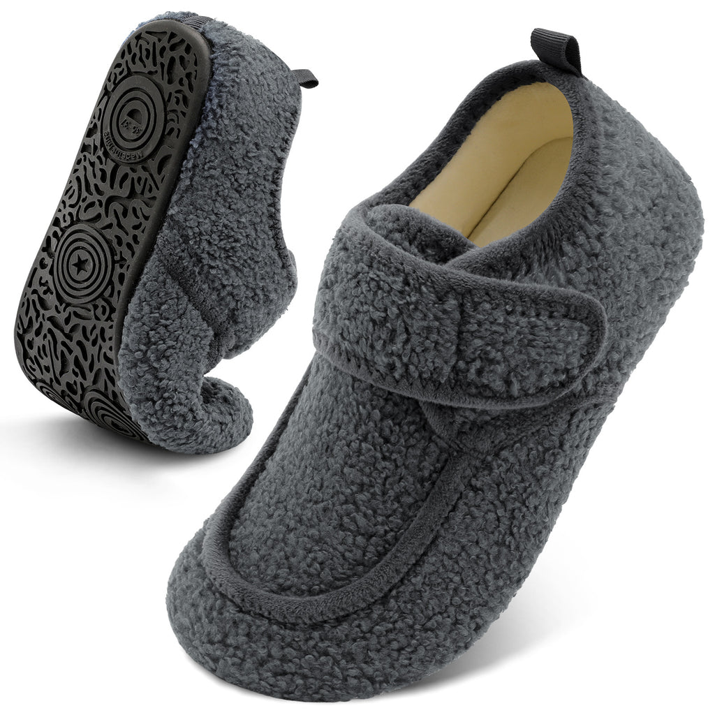 Adult Grey Slippers A