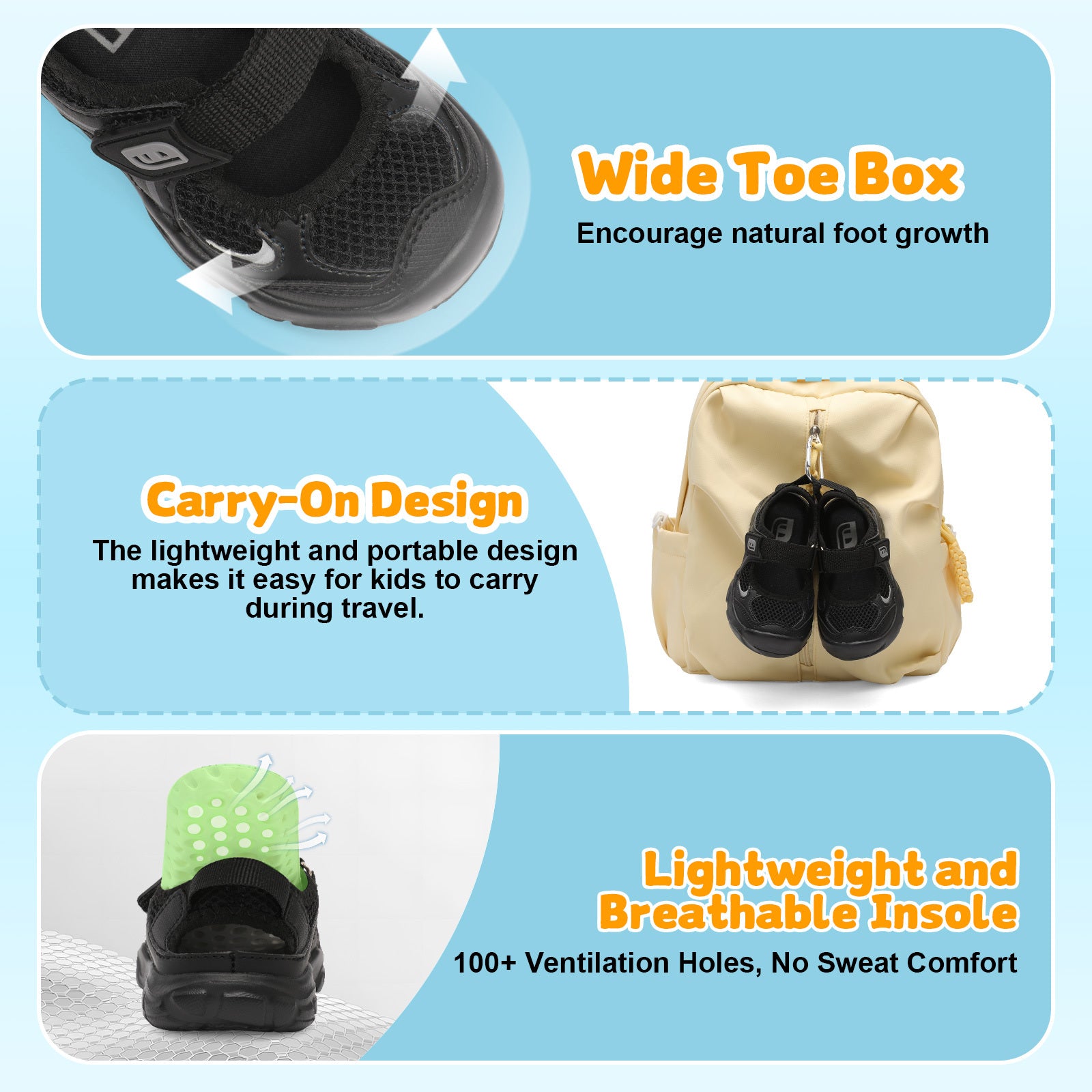 Kid Black Water shoe D