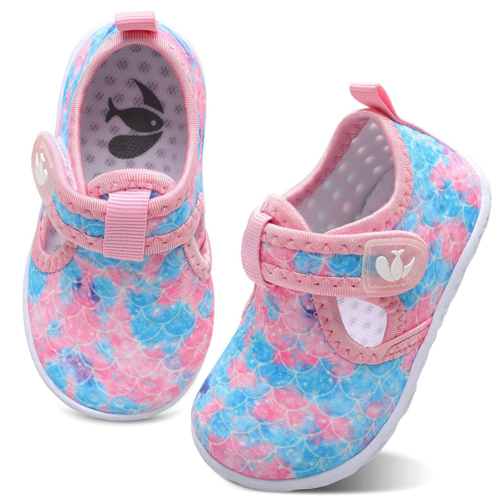 Baby Pink Blue Scale Water shoe B