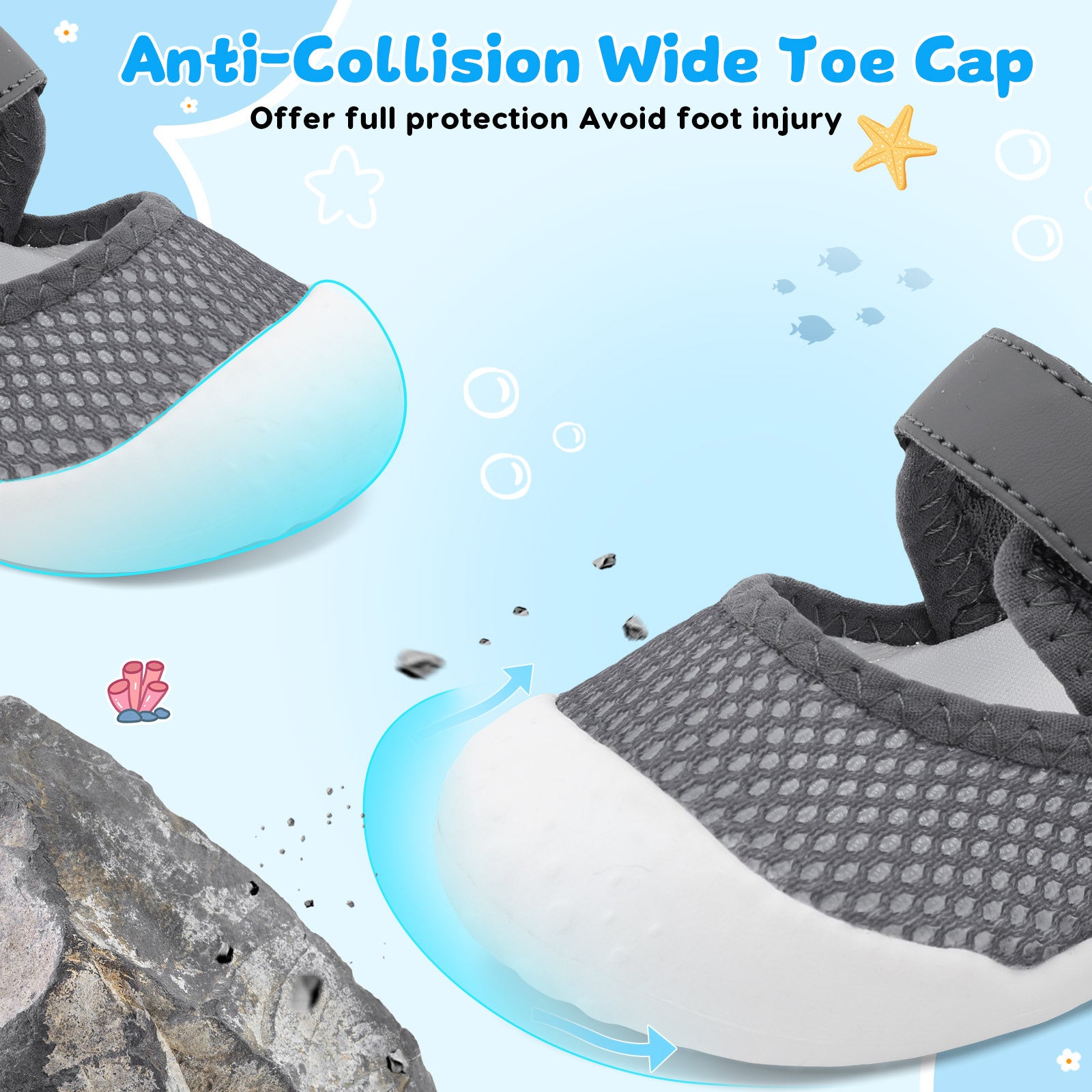 Baby Grey Water shoe A