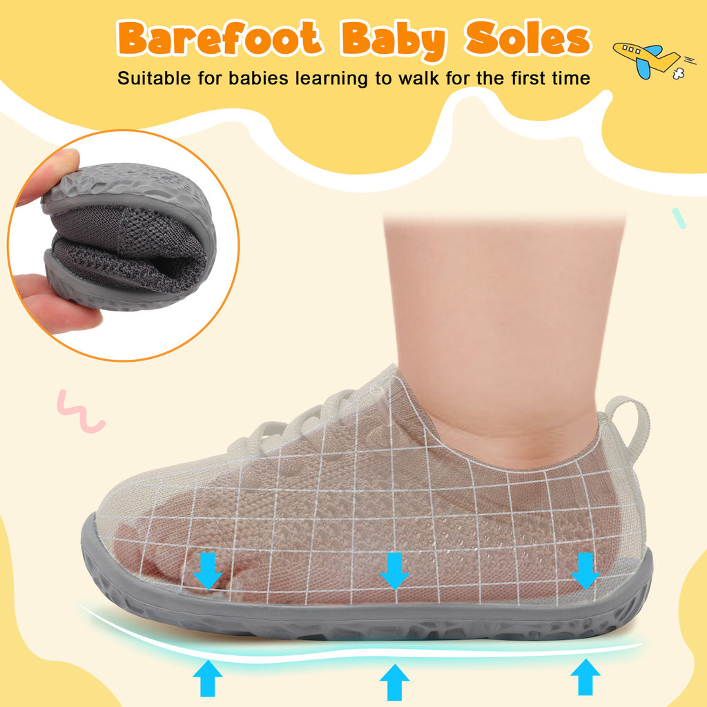 Baby Grey Running Shoes