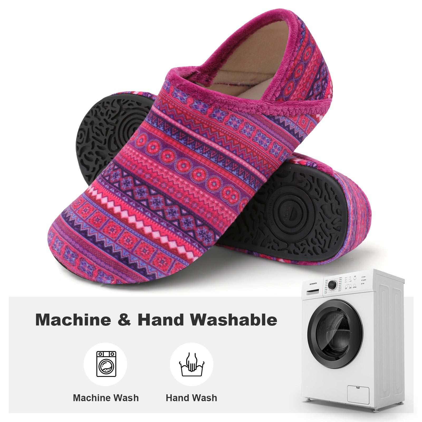 Adult Purple Bohemia House Shoes B