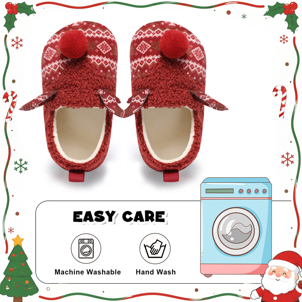 Kid Red Snow Slippers C
