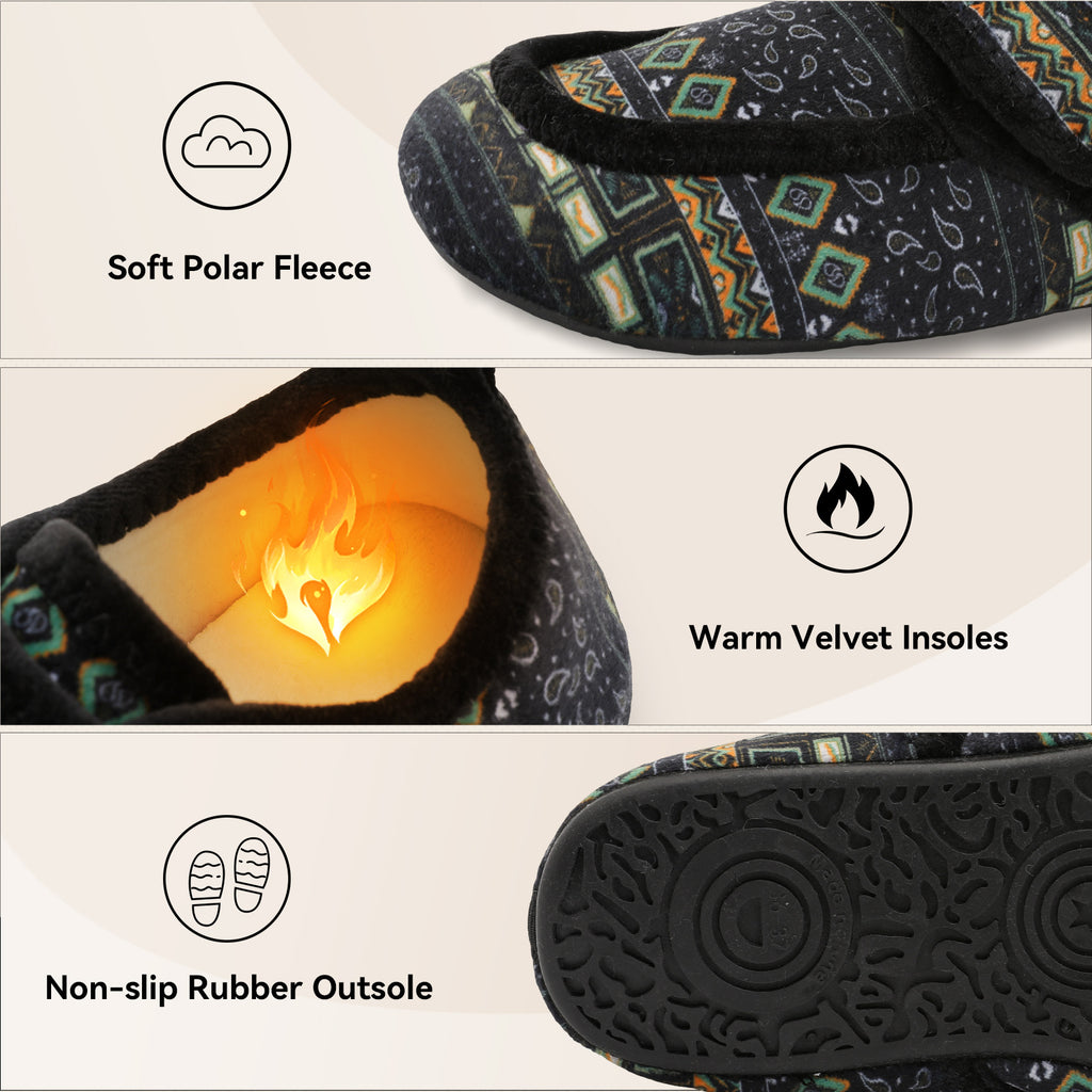 Adult Blackboho Slippers A