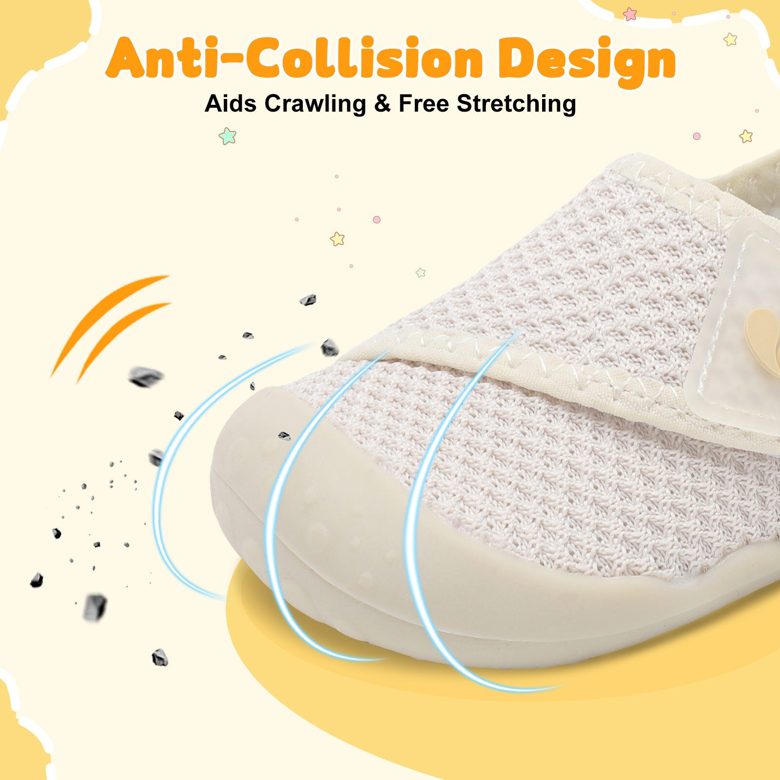 Baby Beige Pattern Walk shoe 24Q2DA1707