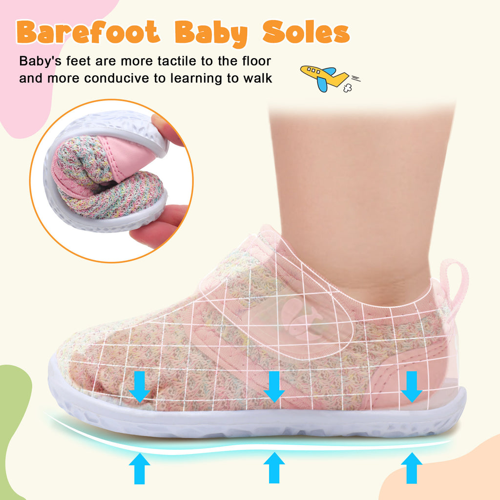 Baby Pink Colorful Walk shoe E
