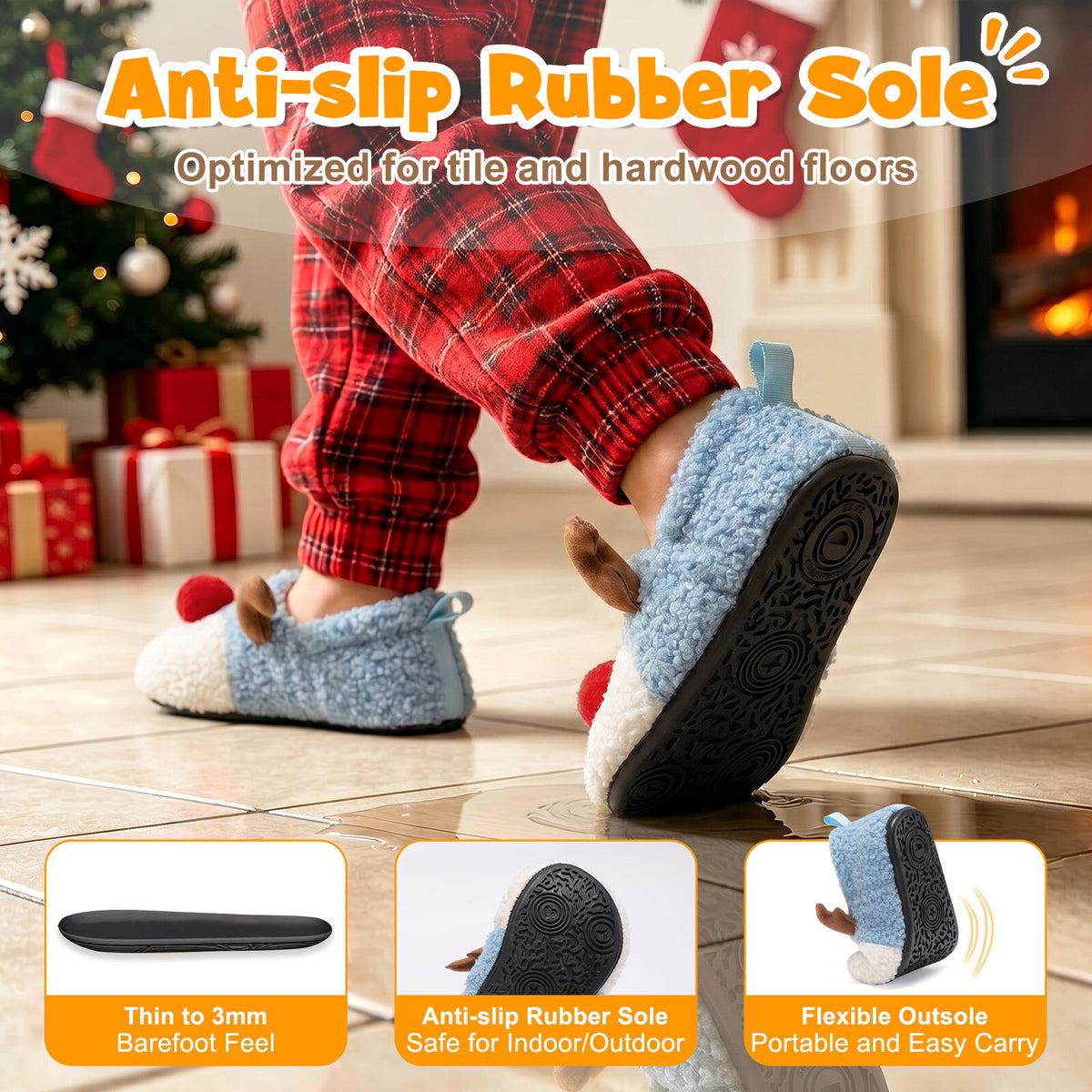 Kid Light Blue Slippers C